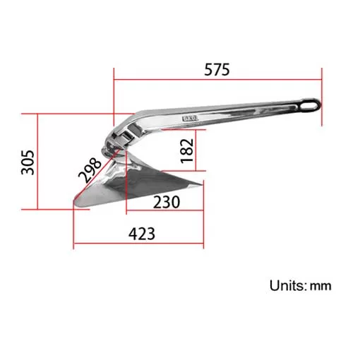 Stainless Steel Plow Anchor