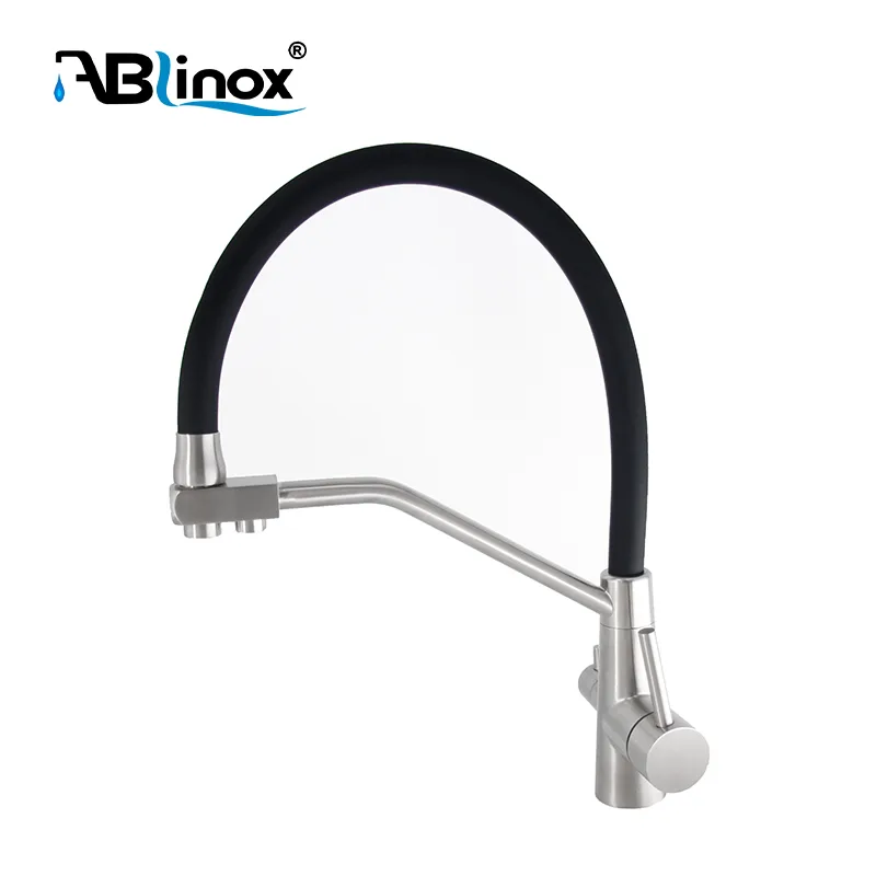Stainless steel 3 way kitchen faucet