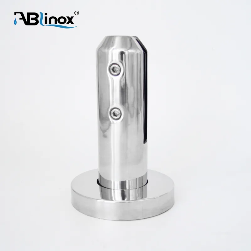 304 Stainless Steel Round Glass Clamp