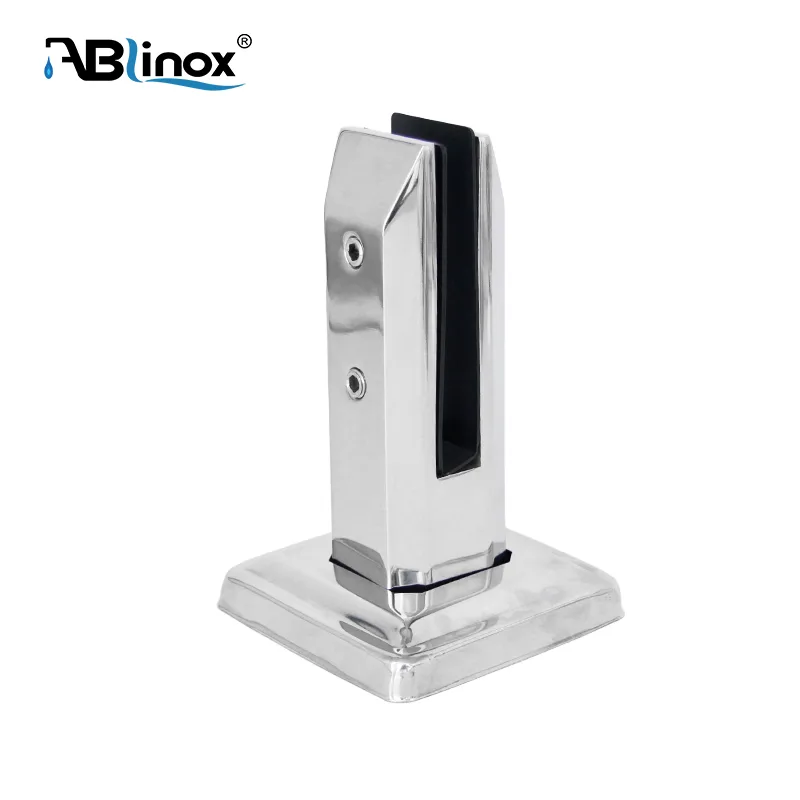 304 Stainless Steel Square Glass Clamp