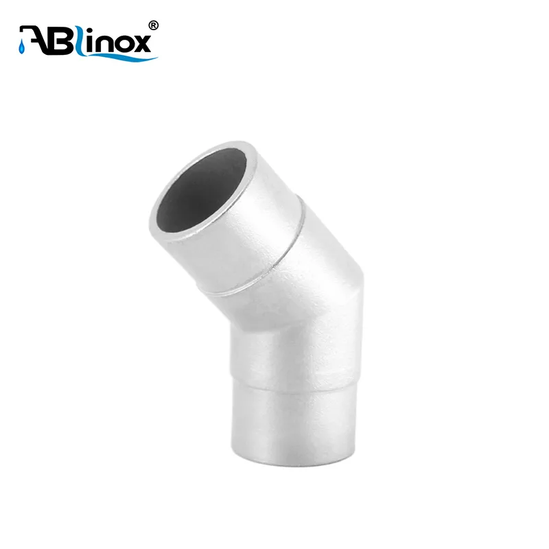 135° stainless steel handrail pipe elbow stair railing accessories