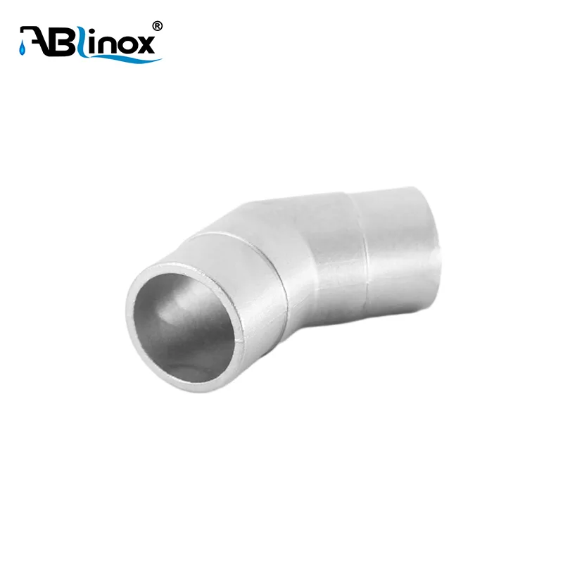 135° stainless steel handrail pipe elbow stair railing accessories