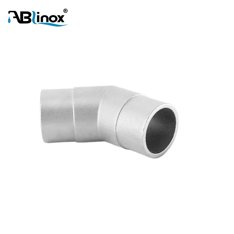 135° stainless steel handrail pipe elbow stair railing accessories