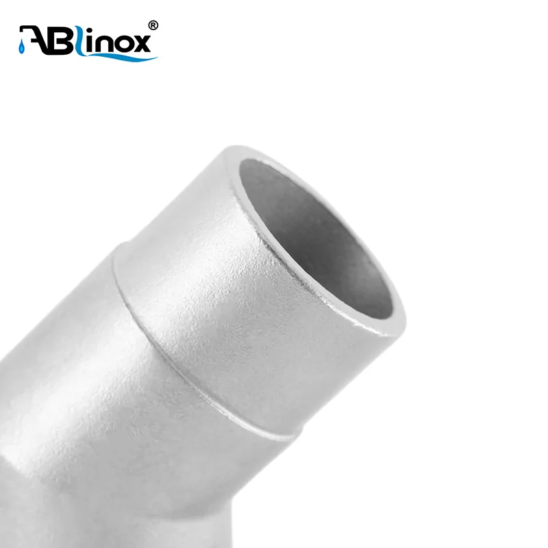 135° stainless steel handrail pipe elbow stair railing accessories