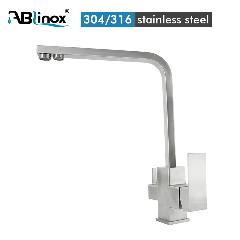 304/316 Stainless Steel 3 way faucet