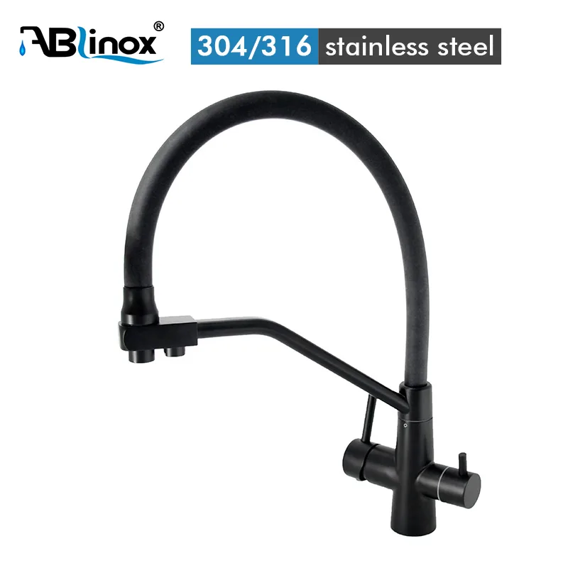 3 way Stainless steel kitchen faucet