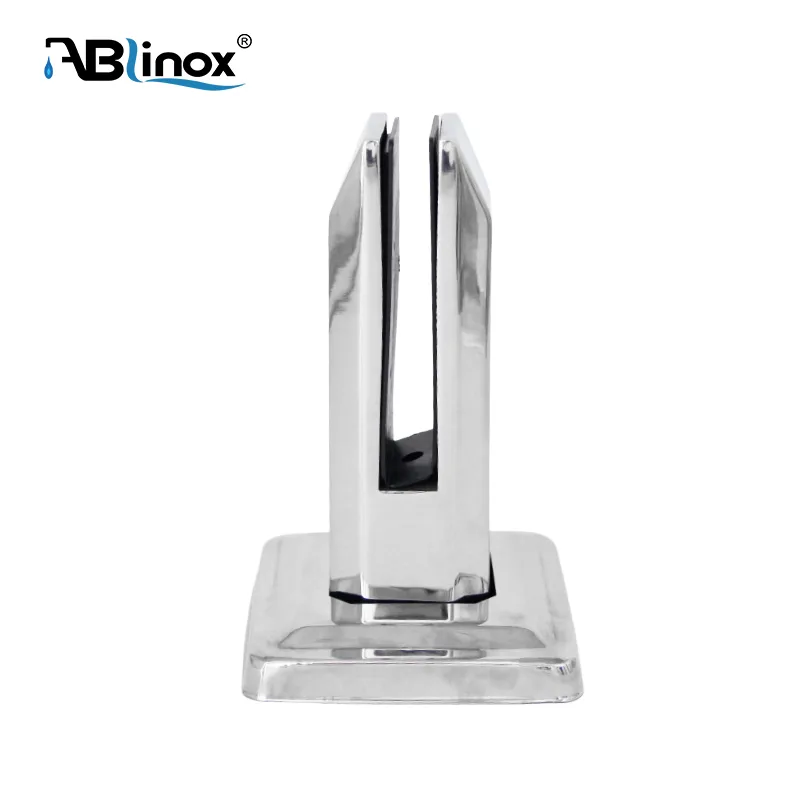 304 Stainless Steel Square Glass Clamp