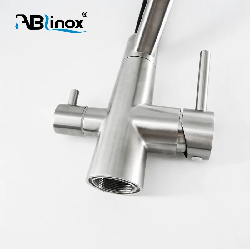 Stainless steel 3 way kitchen faucet