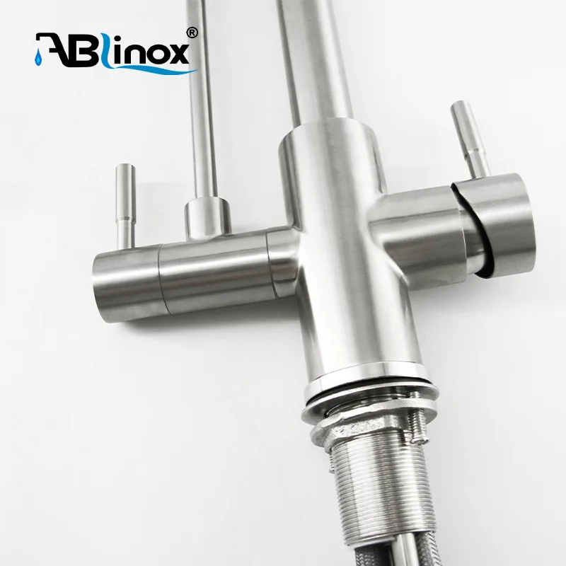 Stainless Steel pull out and 3 way faucet