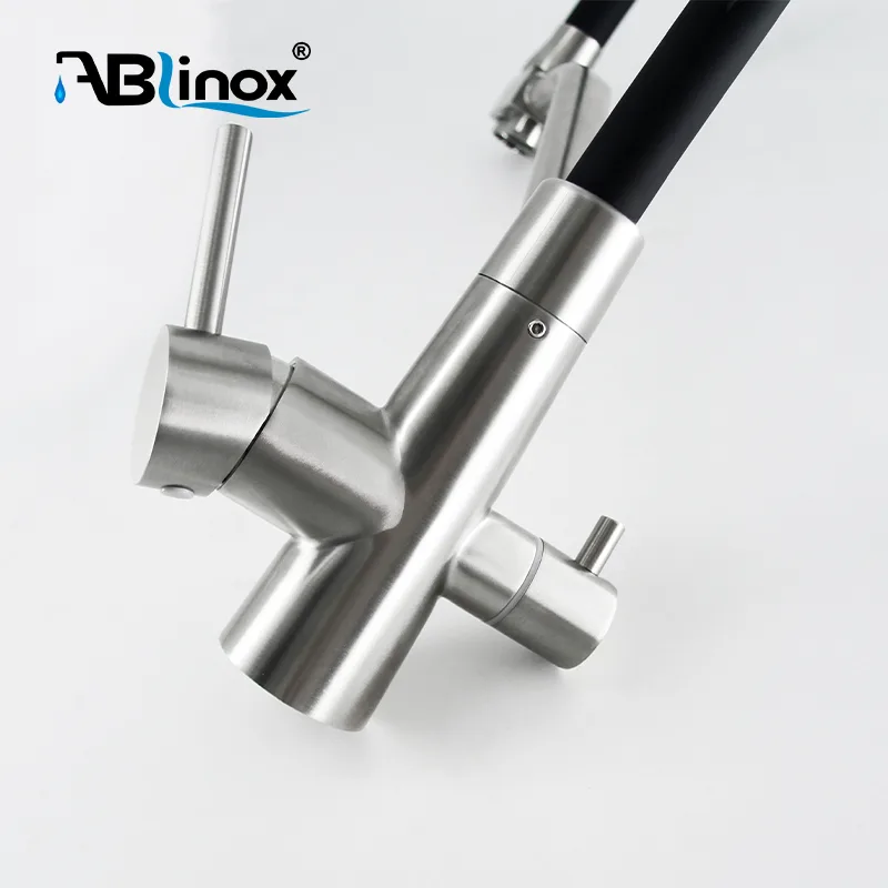 Stainless steel 3 way kitchen faucet