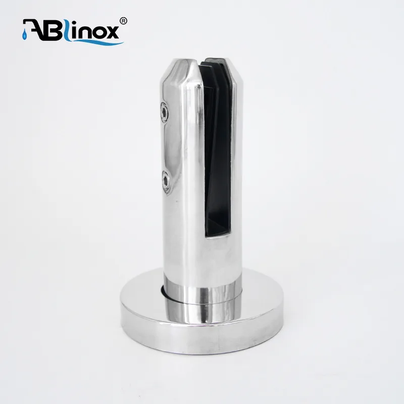 304 Stainless Steel Round Glass Clamp