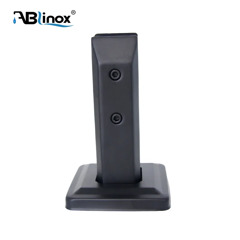 304 Stainless Steel Square black Glass Clamp