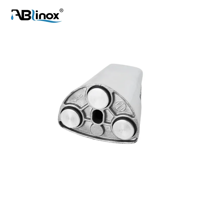 Stainless steel conical glass clamp