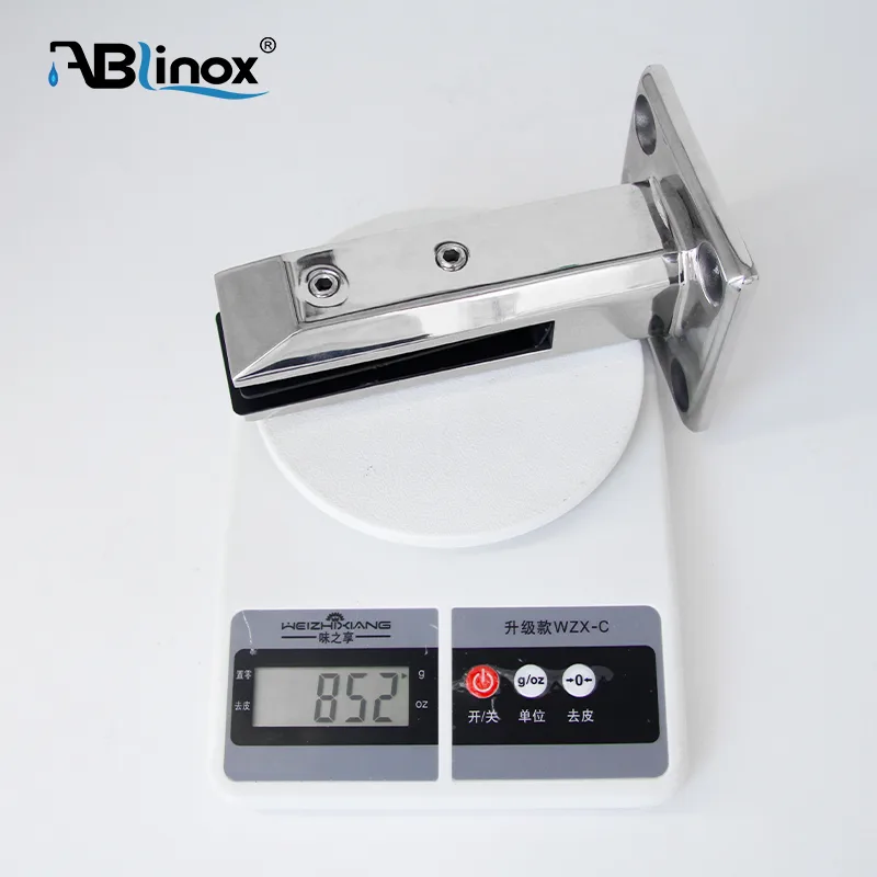 304 Stainless Steel Square Glass Clamp