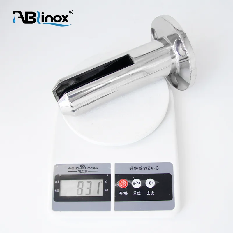 304 Stainless Steel Round Glass Clamp