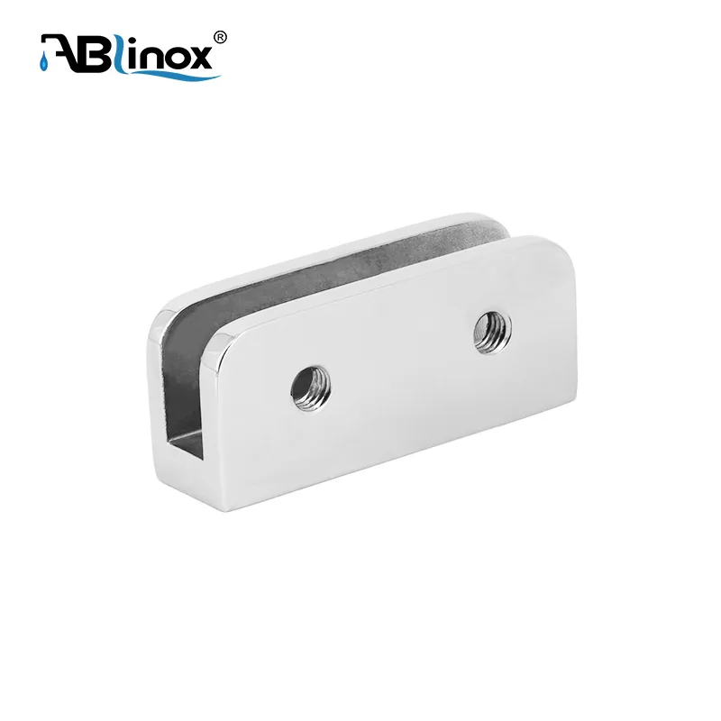 304 stainless steel U-shaped Glass Door Hinge