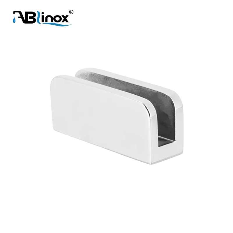 304 stainless steel U-shaped Glass Door Hinge