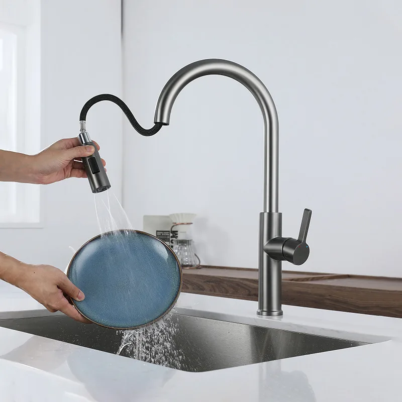 304 stainless steel kitchen faucet