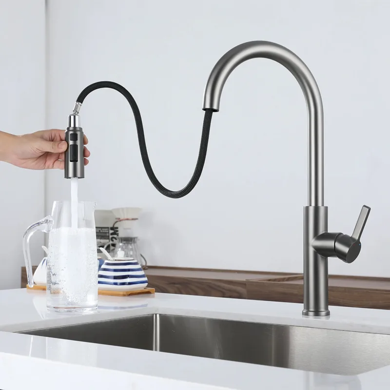 304 stainless steel kitchen faucet