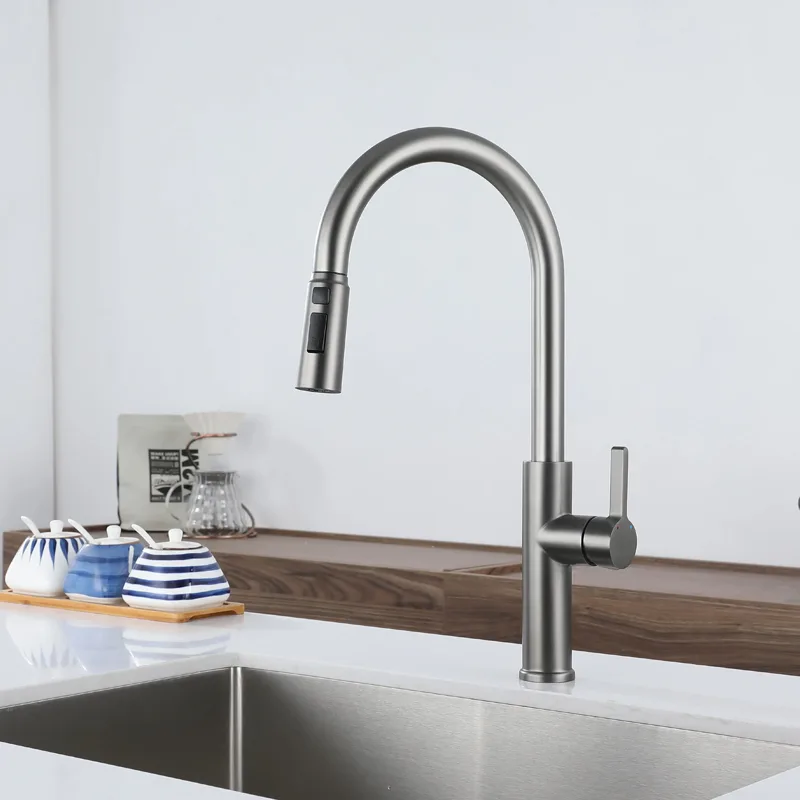 304 stainless steel kitchen faucet