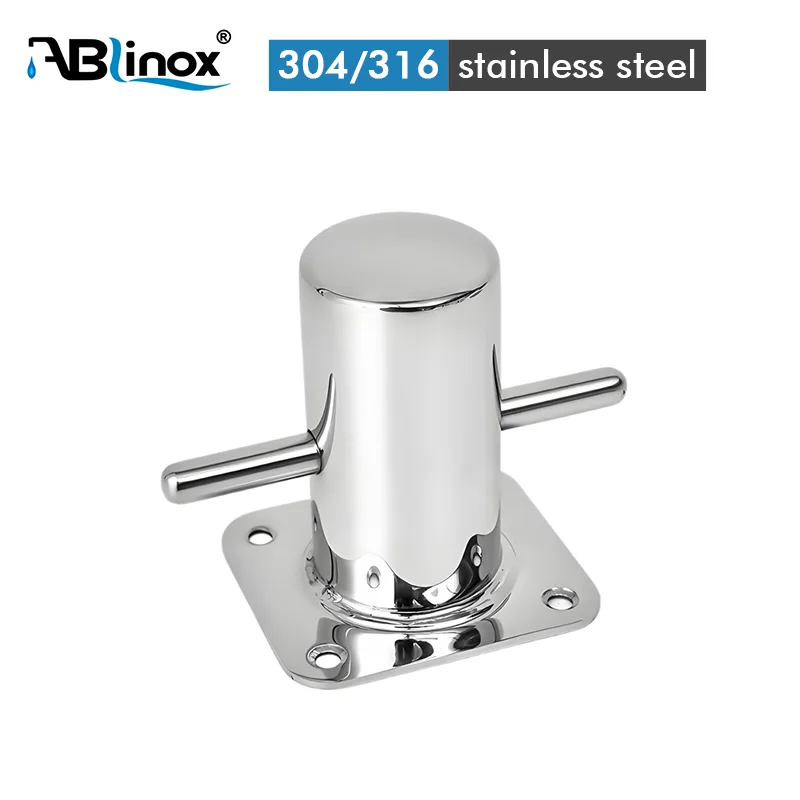 Stainless Steel Boat Post Cross Bollard Mooring Bit for Marine Yacht