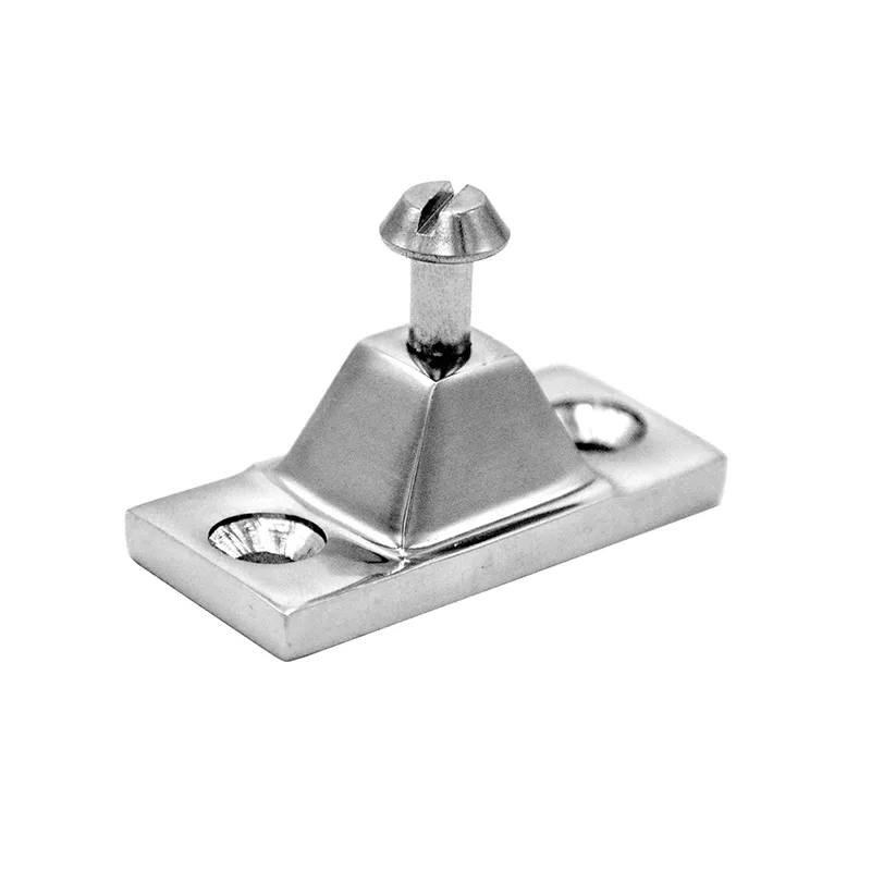 Stainless Steel Bimini Top Deck Hinge Fitting