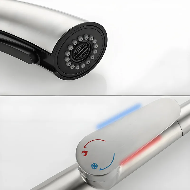 Stainless Steel Pull Out Kitchen Faucet