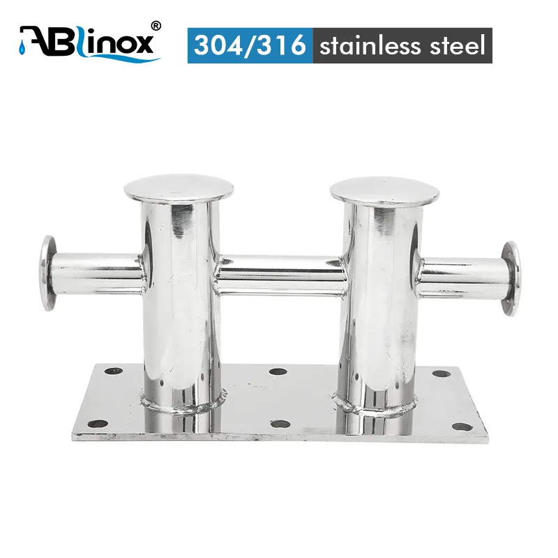 Stainless Steel Double Cross Bollard Marine Grade