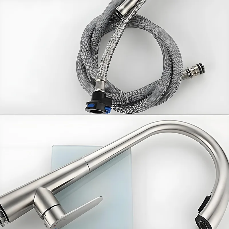 Stainless Steel Pull Out Kitchen Faucet