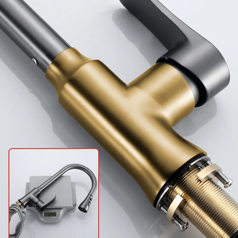 Stainless Steel kitchen pull-out faucet