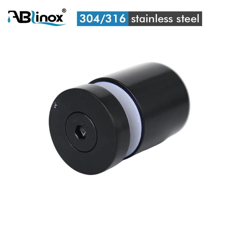 Stainless steel glass black Point holder