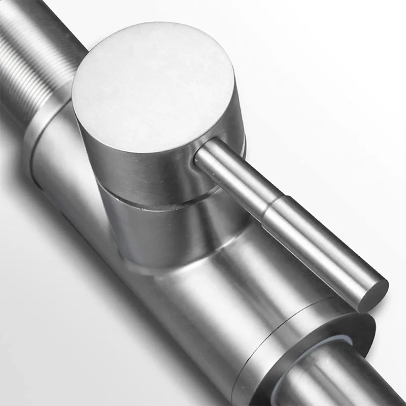 Stainless Steel Single Handle Pull-out Kitchen Faucet