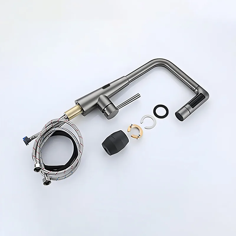 Infrared sensing stainless steel Pull-out kitchen faucet
