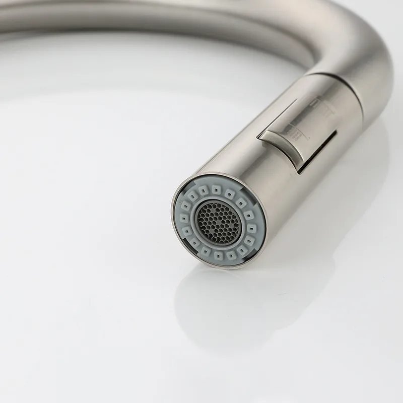 304 Stainless Steel pull-out kitchen faucet