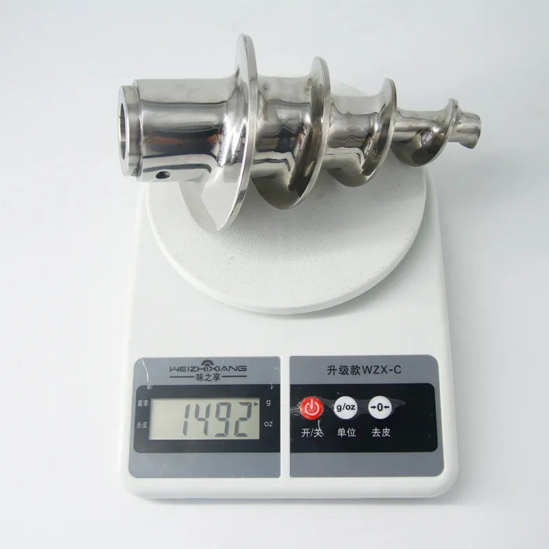 Stainless Steel Meat Grinder Auger Parts