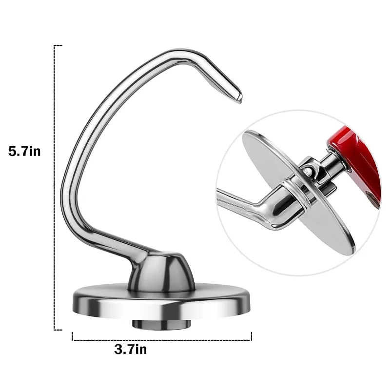 Stainless Steel Mixer dough hook