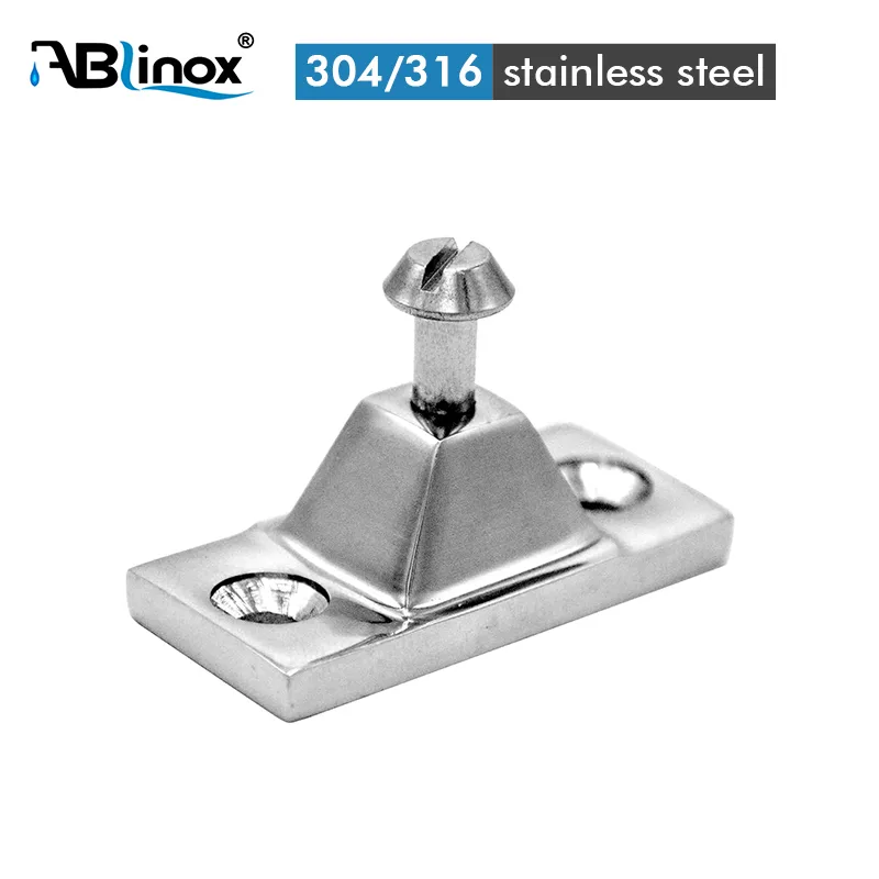 Stainless Steel Bimini Top Deck Hinge Fitting