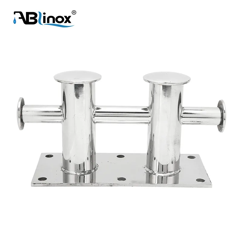 Stainless Steel Boat Post Cross Bollard Mooring Bit for Marine Yacht