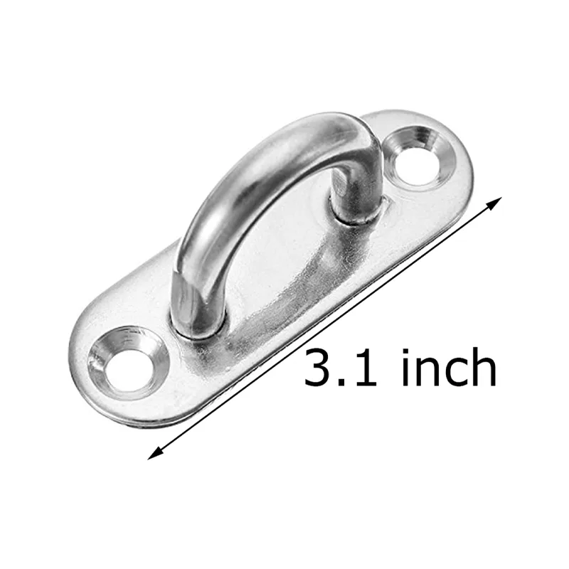 Marine Hardware Staple Hook Loop with Screws
