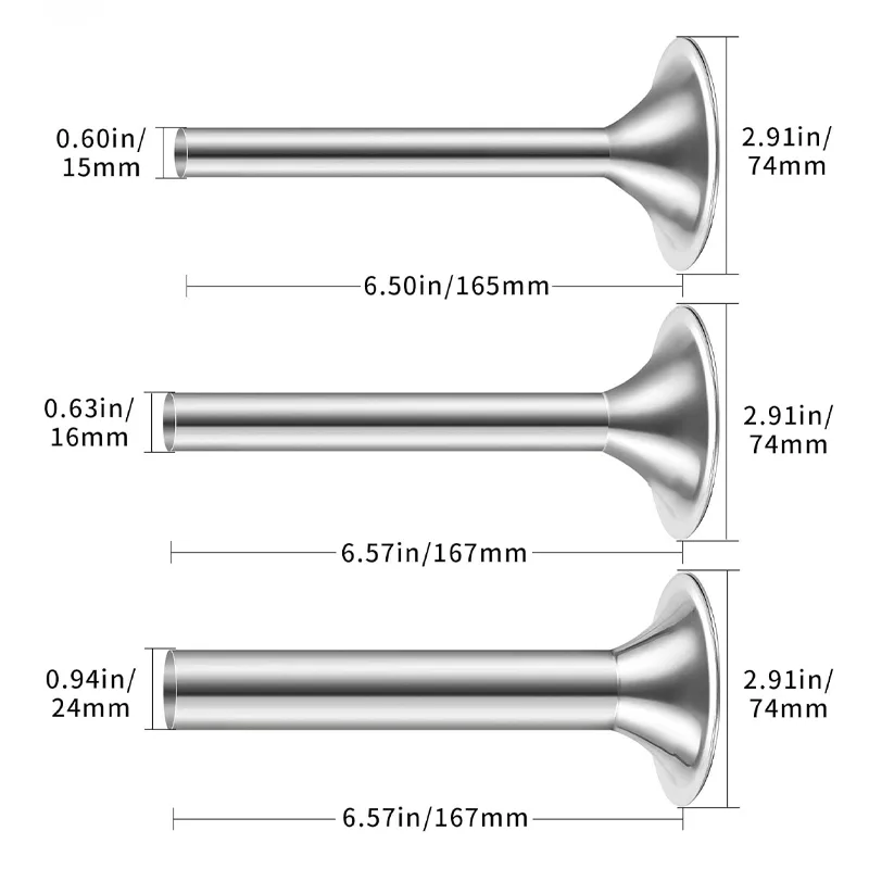 Stainless Steel Grinder  Stuffer Tubes