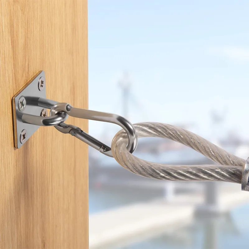Stainless Steel Marine Hardware Hooks with Screws