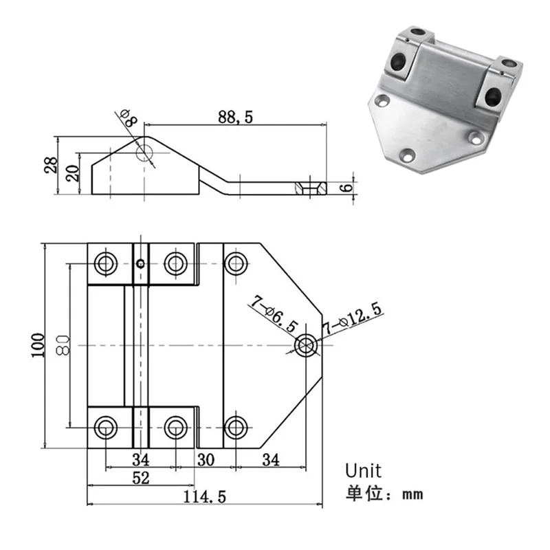 304 Stainless Steel Heavy-Duty Door Hinge 304 Stainless Steel Heavy-Duty Door Hinge