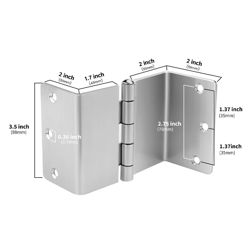 Custom Stainless Steel Expandable Door Hinges