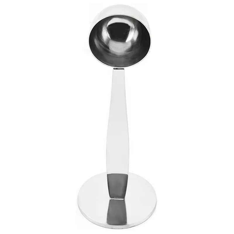 Stainless Steel 2 In 1 Coffee Powder Measuring Scoops Tamper Tools