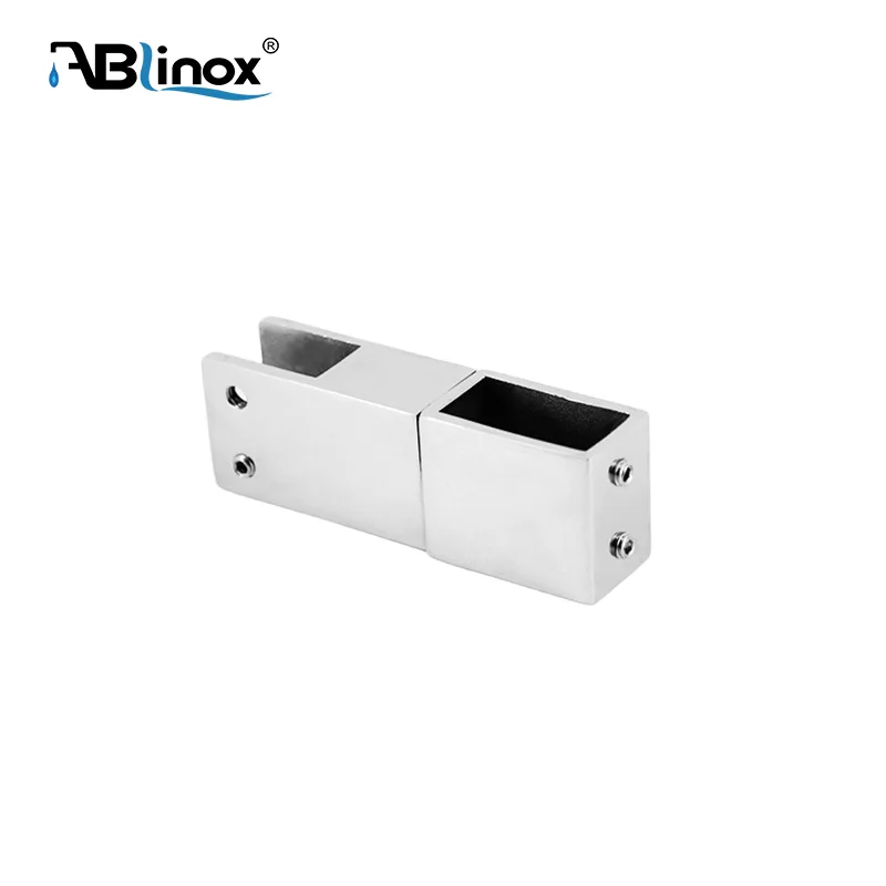 Custom Stainless Steel Square glass door hinge Custom Stainless Steel Square glass door hinge