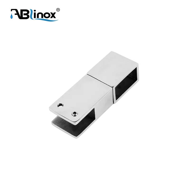 Custom Stainless Steel Square glass door hinge Custom Stainless Steel Square glass door hinge