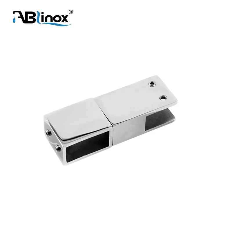 Custom Stainless Steel Square glass door hinge Custom Stainless Steel Square glass door hinge