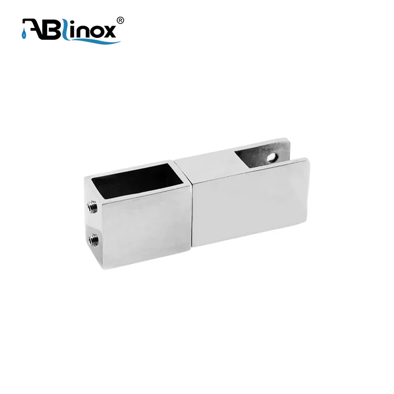 Custom Stainless Steel Square glass door hinge Custom Stainless Steel Square glass door hinge