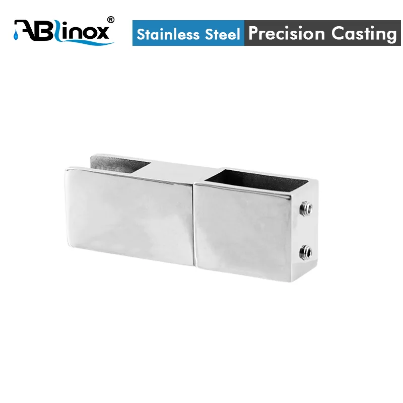 Custom Stainless Steel Square glass door hinge Custom Stainless Steel Square glass door hinge