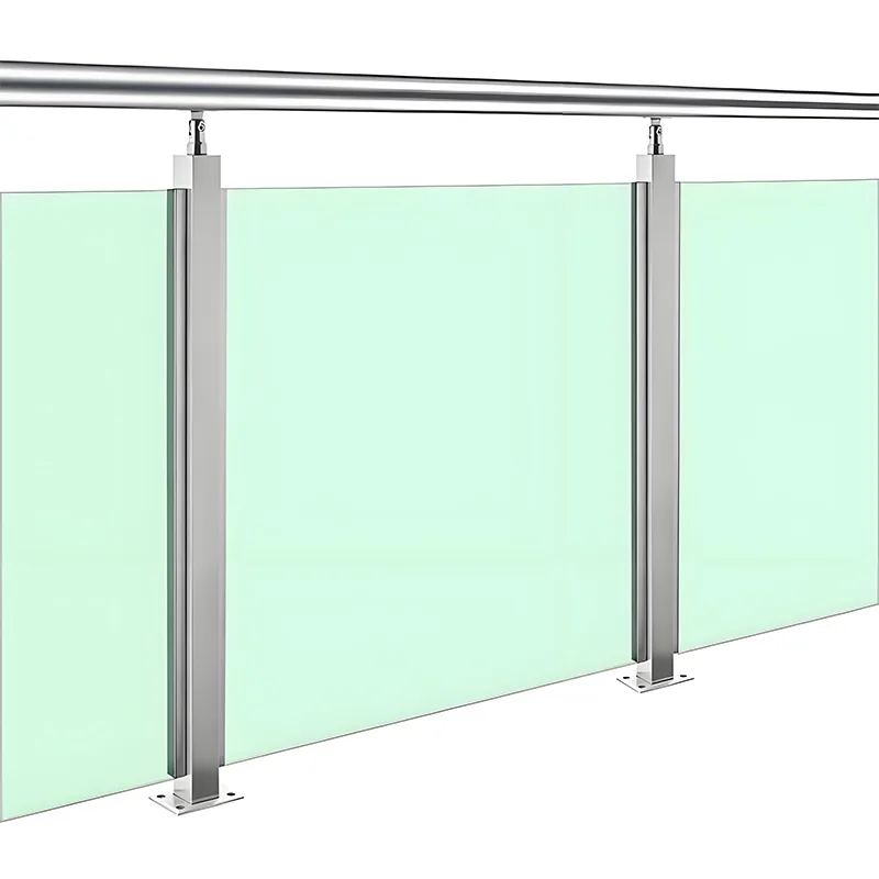 Custom 304 Stainless Steel Glass Balustrade Post